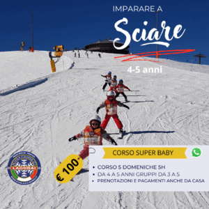 SCI CORSO COLLETTIVO SUPER BABY 5 DOMENICHE