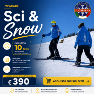 Pacchetto infrasettimanale Individuale 1 persona 10h