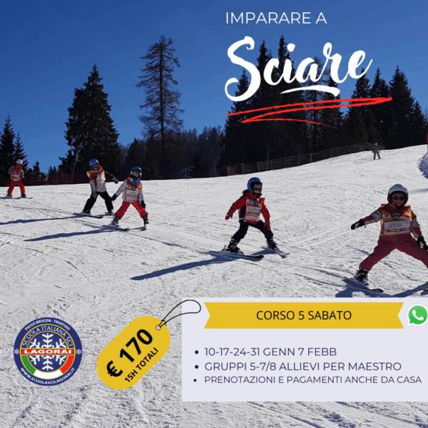 SCI Corso Collettivo 5 SABATI per bambini