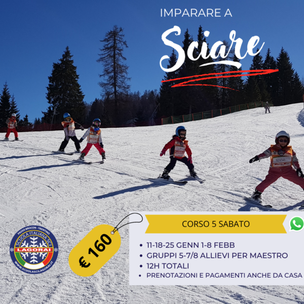 SCI Corso Collettivo 5 SABATI per bambini