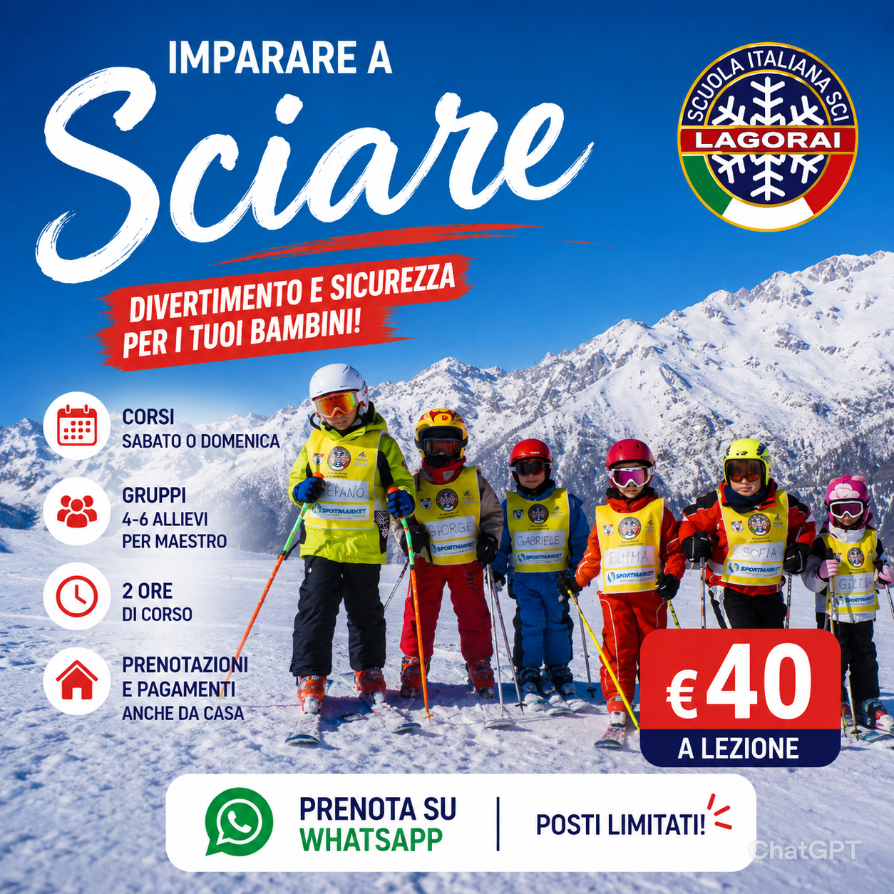 Sci Corso GIORNALIERO SABATO O DOMENICA